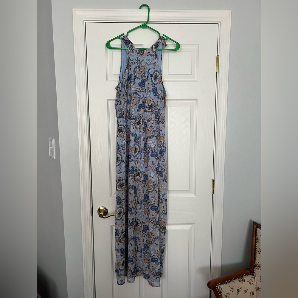 Altered state - blue Paisley dress